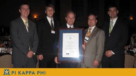 Beta Omicron chapter alumnus inducted into Pi Kappa Phi Fraternity Hall of Fame