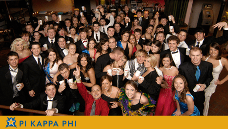 Pi Kappa Phi's Rose Ball formal held in New Orleans