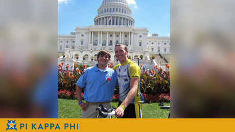 NSU Pi Kapps participate in cross-country cycling trek to raise disability awareness
