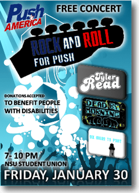NSU rock and rolls for Push America