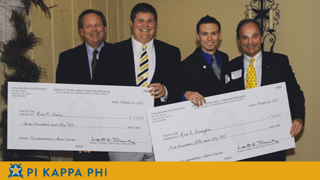 Pi Kapps leading in academics, leadership, employment awarded “Extra Mile” scholarship (2009)
