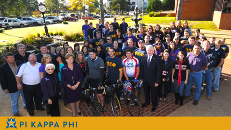 NSU fraternity, sorority honor friend by Cycling for Sharon