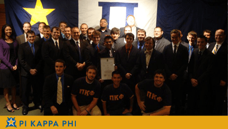Beta Omicron helps establish chapter at rival university