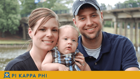 Members rally around son of Pi Kappa Phi, Sigma Sigma Sigma alumni