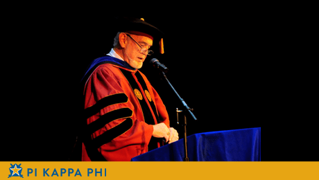 Beta Omicron Chapter alumnus delivers commencement address at NC college