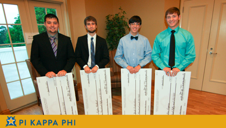 Pi Kappa Phi ‘Extra Mile’ scholars awarded $3,000 in scholarships
