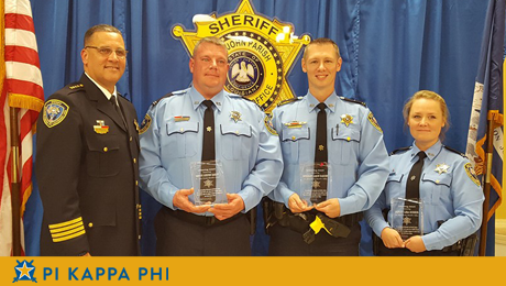 Pi Kappa Phi alumnus recognized for saving woman's life