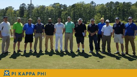 Great weather, turnout for 10th annual Pi Kappa Phi Golf Tournament