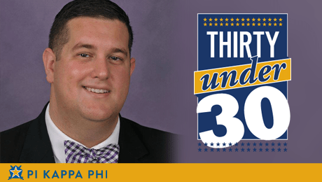 NSU alumnus selected for Pi Kappa Phi's 'Thirty Under 30' award
