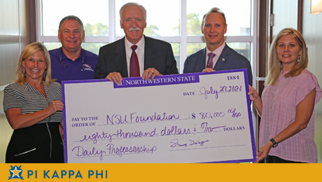 Pi Kappa Phi alumnus, wife create professorship at NSU